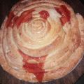 El cooksnap de Mily Arma🇦🇷💖 cuando hizo Torta espiral de manzana y membrillo 🍏🍎.
