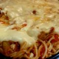 Cooksnap dari Indrie Vitaloka untuk resep Baked Spaghetti with Bolognese and bechamel sauce (panggang teflon)