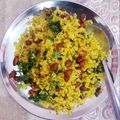 Seema gupta का कुकस्नैप जब उन्होंने मसाला पोहा (masala poha recipe in Hindi) बनाया था।
