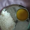 Kiara Singh 's cooksnap of when they made Arhar dal aur chawal.