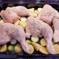 Cooksnap από Δέσποινα Καρπούζα στη συνταγή Μπούτι Κοτόπουλο με πατάτες, πιπεριές και κολοκυθάκια στο φούρνο