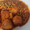El cooksnap de @cocina_en_casa.cs cuando hizo Albóndigas con guisantes y zanahorias.