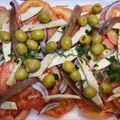 El cooksnap de astrid badia cuando hizo Ensalada de tomate con ventresca y anchoa.