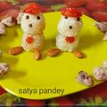 Satya Pandey का कुकस्नैप जब उन्होंने खोया नारियल लड्डू (khoya nariyal ladoo recipe in Hindi) बनाया था।