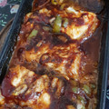 El cooksnap de Margarita Hisaki cuando hizo Pernil con salsa barbacoa.