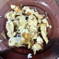 El cooksnap de Isabel Santos cuando hizo Huevos revueltos.