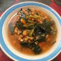 El cooksnap de Carmen Palomino cuando hizo Sopa rápida de garbanzos con espinacas.