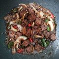 Cooksnap dari Riski Pinandita untuk resep Daging Saikoro Lada Hitam