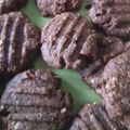 Cooksnap dari Ummu Wafa untuk resep Kukis Coklat Kacang Wijen Gluten Free, Eggless!