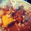 El cooksnap de gitana2009 cuando hizo Locro bien casero.