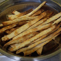 El cooksnap de Ruben Soria cuando hizo Grisines de queso y orégano.