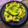 Sonal Gaurav Suthar's cooksnap of when they made Khaman Dhokla - Besan Dhokla.