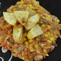 El cooksnap de Yvette cuando hizo Tomaticán de temporada.
