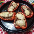 El cooksnap de Angelica Vera cuando hizo Morrones rellenos al horno.