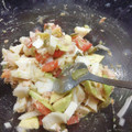 El cooksnap de Cristina cuando hizo Ensalada de aguacate y espárragos blancos.