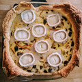 El cooksnap de Kotinoussa cuando hizo Quiche de hojaldre con berenjena y queso de cabra🍆🐏.