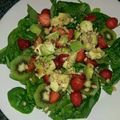 a.usher's cooksnap of when they made Spinach Salad.