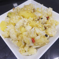 El cooksnap de Becky cuando hizo Coliflor con patatas.