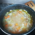 El cooksnap de MMar González Gómez cuando hizo Caldo de verduras básico.