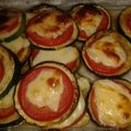 El cooksnap de Mar cuando hizo Zucchinis con queso y tomates.