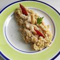El cooksnap de Daniel Pérez Barbens cuando hizo Risotto 4 quesos.