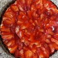 El cooksnap de Martina Monserrath Saldivia cuando hizo Tarta súper fácil de gelatina y frutillas 🥧🍓(medidas en cucharadas 😉).