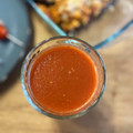 El cooksnap de Marieta cuando hizo Gazpacho de melocotón.