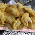 صورة من اولادي سعادتي ( ام آدم )، شاركها بعد تجربة وصفة سمبوسك بالجبنه والزعتر الأخضر 💞