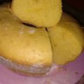 El cooksnap de Laura Micaela cuando hizo Bizcoflan.