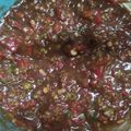 Cooksnap Zuraidah Abu Bakar semasa beliau membuat Sambal Belacan Limau Kasturi (with kulit limau).