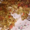 El cooksnap de Carla Alvarado cuando hizo Omelette de arvejas con jamón y queso.