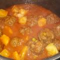 El cooksnap de Namra cuando hizo Albóndigas con papa.