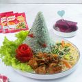 Cooksnap dari nurmaretha ds untuk resep #229 NASI DUWET(UDUK LIWET) BUNGA TELANG & NILA BUMBU