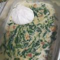 El cooksnap de Maruchi Iglesias cuando hizo Espinacas a la crema.