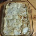 El cooksnap de Alicia cuando hizo Papas y espinacas gratinadas.