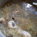 Cooksnap Ahlia Syed Firdaus semasa beliau membuat Sup ayam ala Thai.