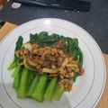 Cooksnap dari Genia Carolina untuk resep Pakcoy Siram Ayam Saos Tiram Enak