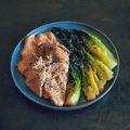 il Francesca Diomede quando ha preparato Pak-choi con straccetti di tacchino