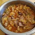 El cooksnap de Enrique cuando hizo Arroz con carne, coliflor y ajetes.