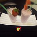 Princess Amrah's cooksnap of when they made Strawberry smoothie.