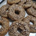 El cooksnap de Sonia Loza cuando hizo Bagels integrales.