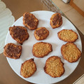 El cooksnap de Fatimilla cuando hizo Galletas de plátano y vainilla hechas con copos de avena🍌.
