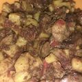 Cooksnap dari Chie Chan untuk resep 23. Balado Ati Kentang#selasabisa