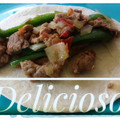 El cooksnap de Roberto Zarza cuando hizo Bistec de cerdo a la mexicana.