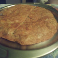 El cooksnap de beatrizcuycoll cuando hizo Tortilla de alcachofas y gambas.