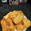 Cooksnap από Αγγελικούλα στη συνταγή Τηγανόψωμα γεμιστά με τυρί φέτα