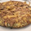 El cooksnap de Marieta cuando hizo Tortilla de alcachofas.