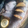 El cooksnap de Manolo Guerrero cuando hizo Corvina al horno con salsa de ajos y limón.