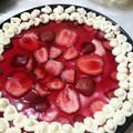 El cooksnap de Belén Porras cuando hizo Tarta de frutillas con Crema.
