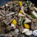 รูป Cooksnap ของ Jib Saengrawi เมื่อเขาทำ เนื้อเสือร้องไห้ผัดน้ำมันหอย ฮาลาล